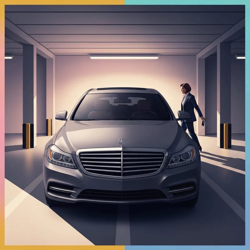 A luxury car protected by an automotive clear bra reflecting a perfect showroom shine.