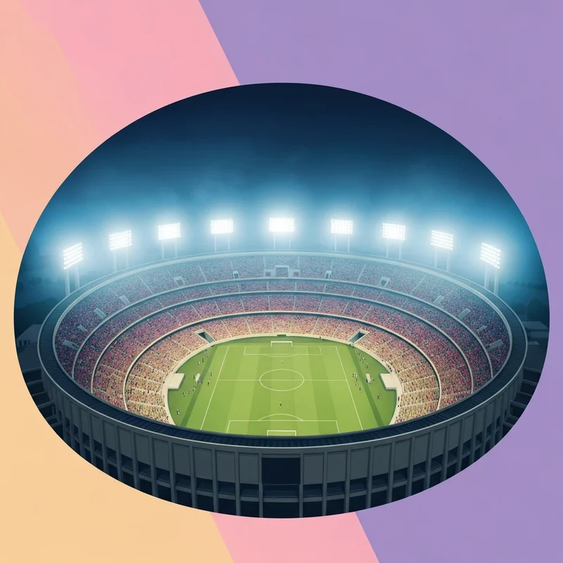 The illuminated Estadio Cuauhtémoc during a high-stakes Puebla vs Toluca Liga MX match at night.