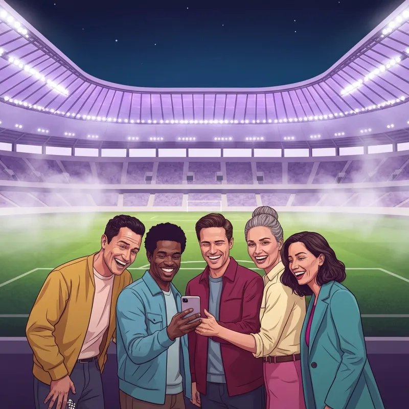 A group of friends enjoying a social ritual while following the toluca vs puebla match live.