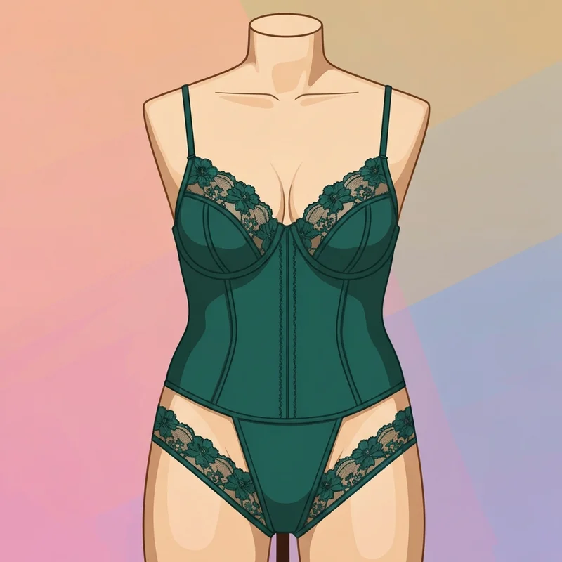 A close-up of a high-quality garment representing the 32f bra size fit.