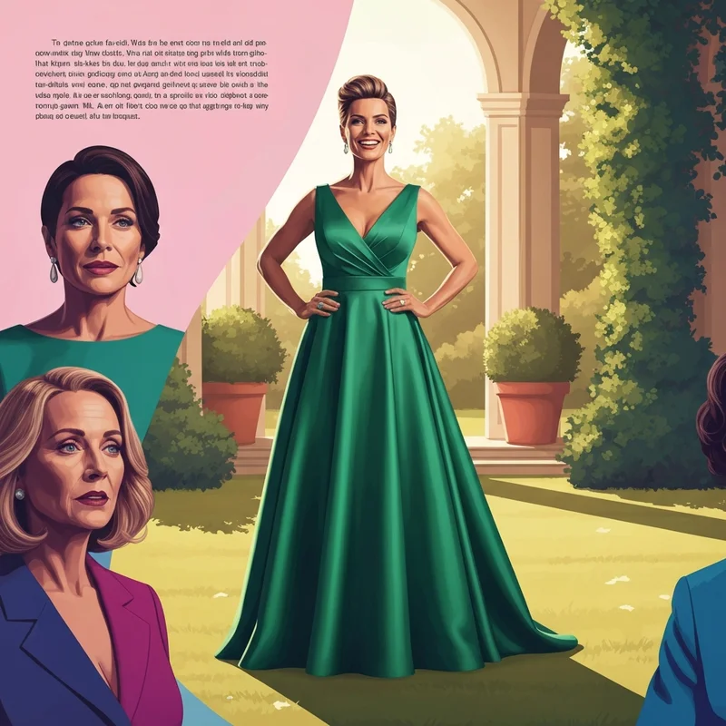 A woman wearing one of the most stunning macy's wedding guest dresses plus size at a summer event.