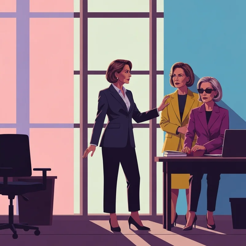 A professional woman feeling confident and secure in her parfait bra under a stylish blazer.