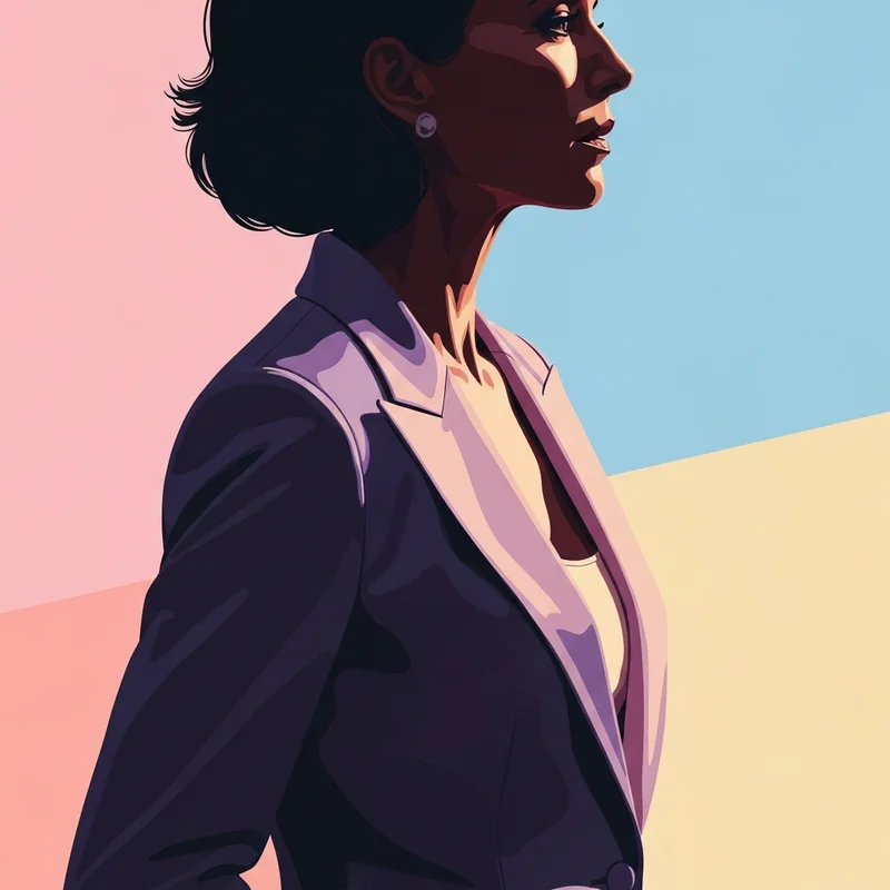 A woman displaying a defined silhouette achieved with a high-quality lift and separate bra.