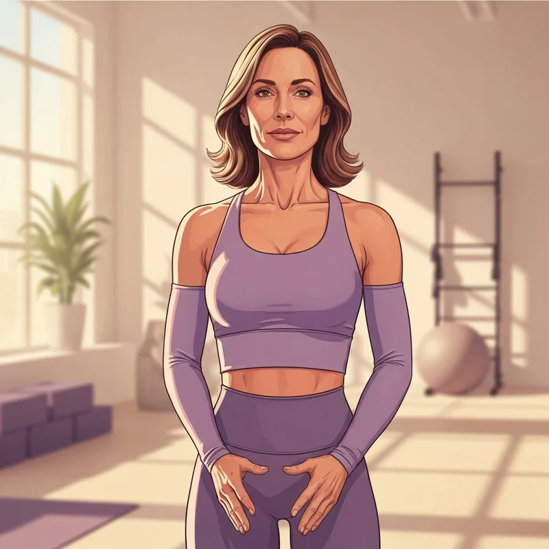 A woman wearing a high-performance lululemon sport bra in a modern fitness studio.