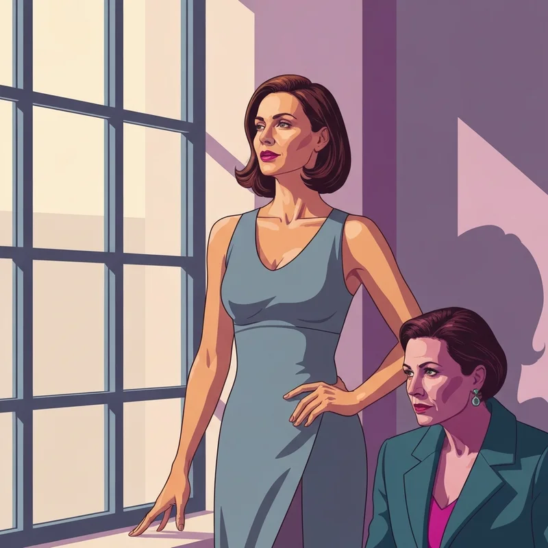 A woman feeling confident and supported while navigating her bra size large requirements.