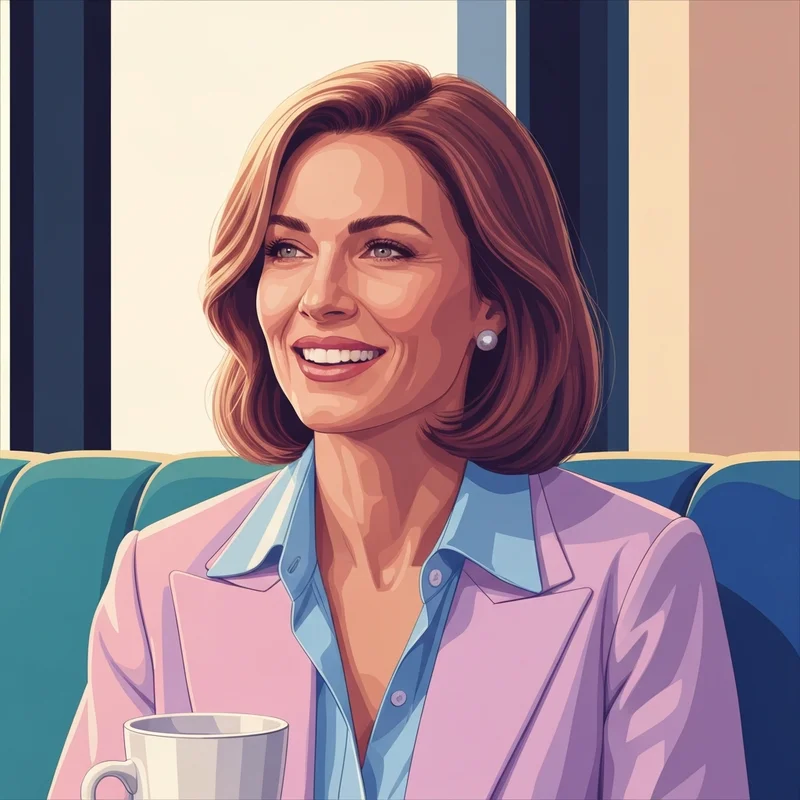 A woman displaying a confident and balanced smile after receiving gummy smile botox