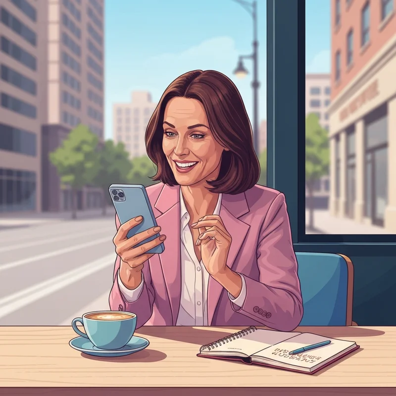 A young woman successfully using the botox savings program to manage her medical costs.