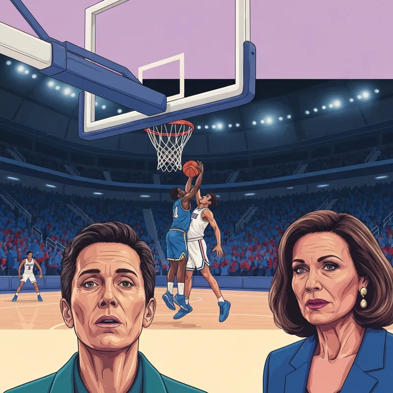 The intense atmosphere of the Kentucky vs Arkansas 2026 basketball game at Bud Walton Arena.