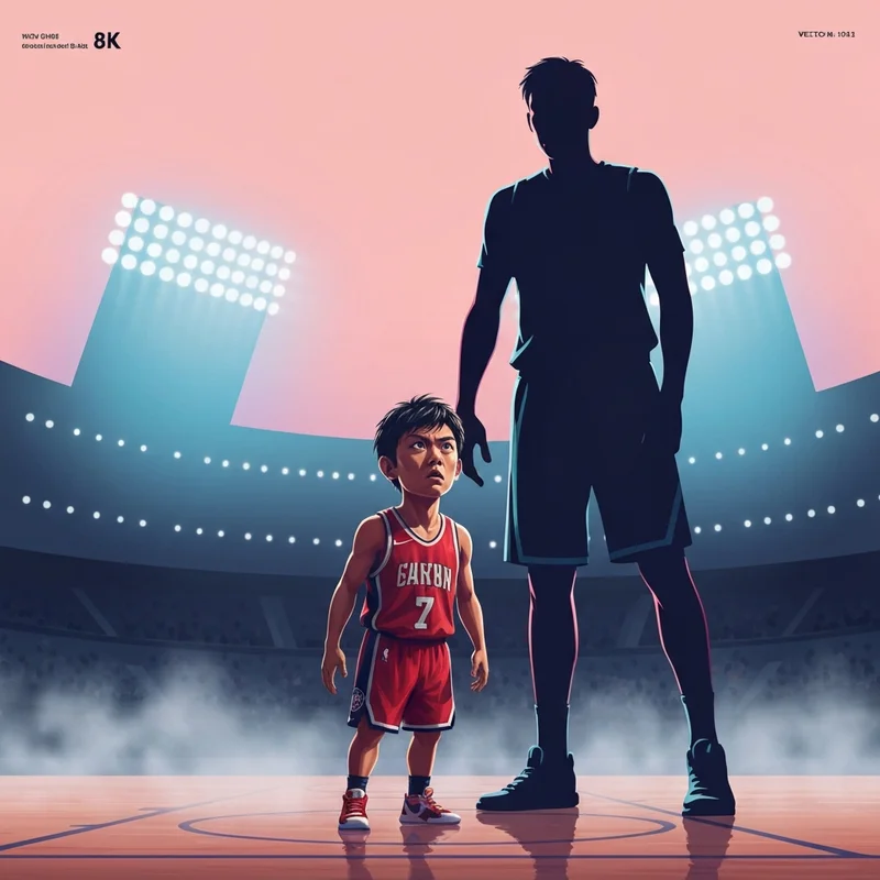 Yuki Kawamura standing on the NBA court for the Chicago Bulls, embodying the short king spirit.