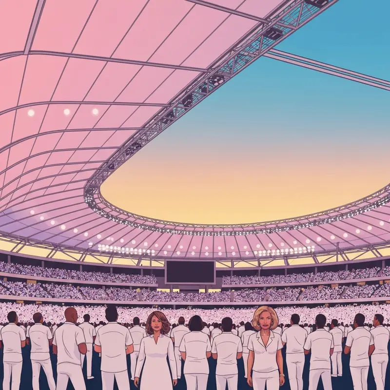 The iconic Santiago Bernabeu stadium representing the elite winning culture of real madrid cf.