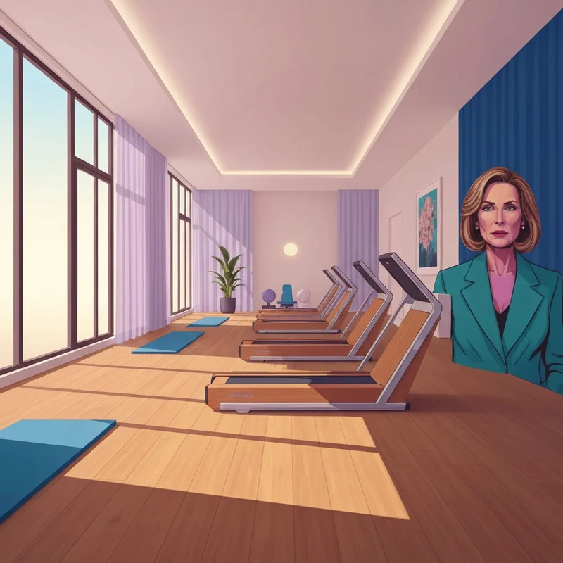 A high-end boutique fitness studio reflecting the luxury pilates price and aesthetic.