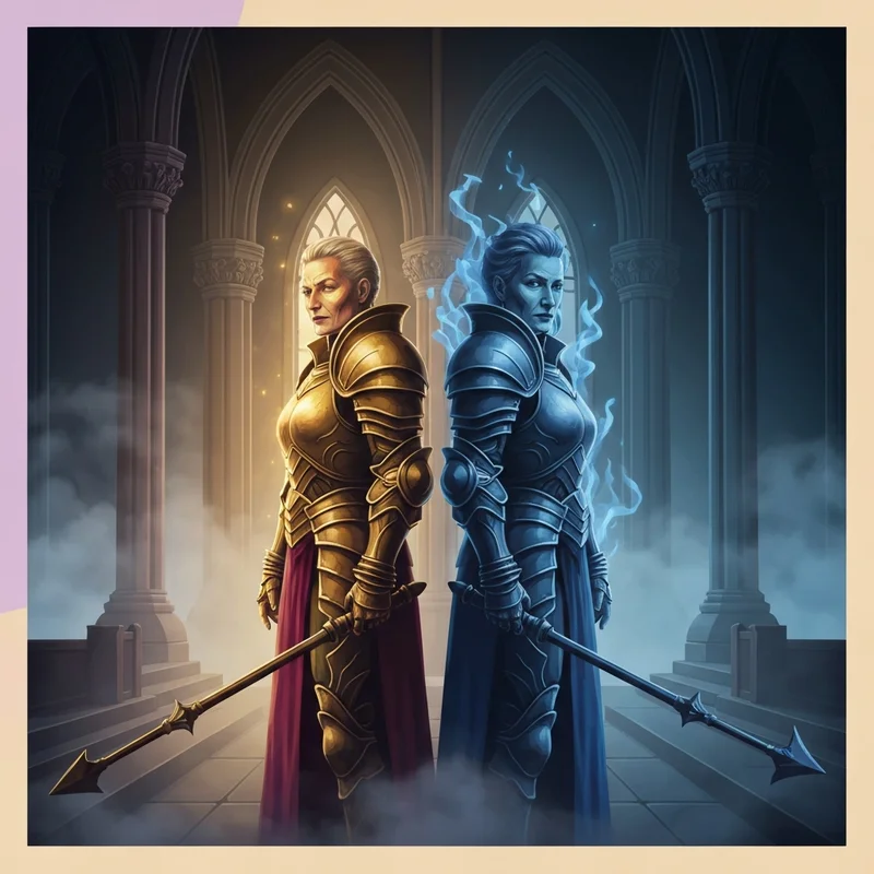 Two warriors in a dark fantasy setting illustrating the Lords of the Fallen Friend's Pass co-op experience.