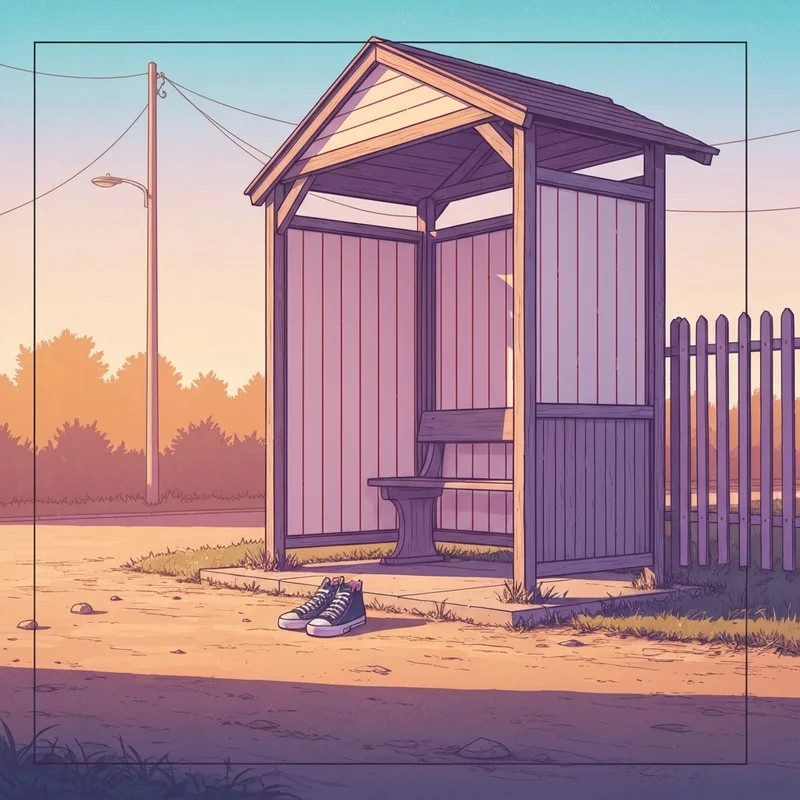 A nostalgic schoolyard scene representing the we are gonna be friends lyrics