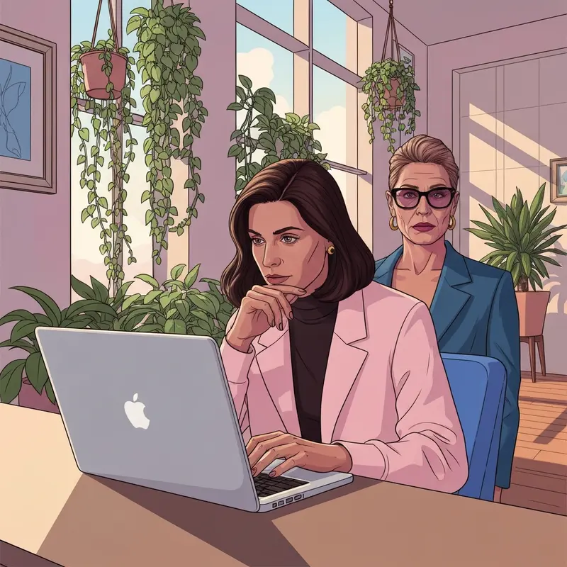 A young creator using an eco friendly thesaurus to find the perfect sustainable synonyms for her brand.