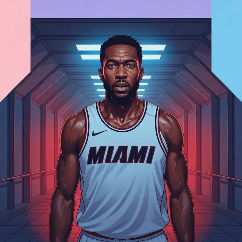 A focused professional athlete representing the 'Understand the Grind' philosophy of Norman Powell.