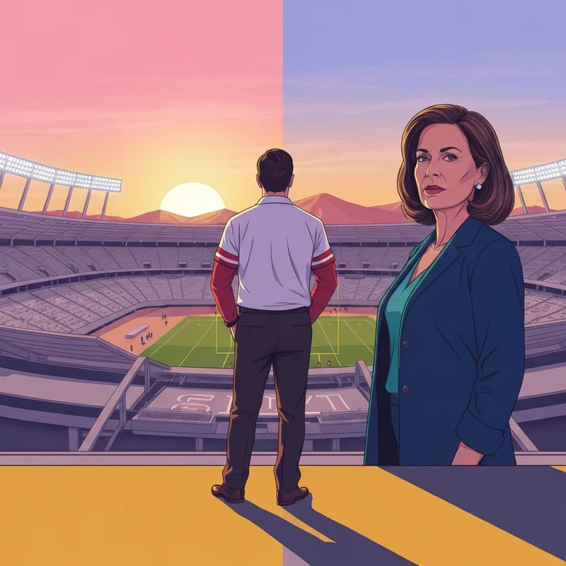 An artistic depiction of the Mike LaFleur Cardinals Head Coach era beginning in Arizona.