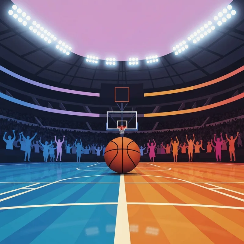 The high-stakes arena atmosphere of a clippers vs suns basketball game featuring team colors and dramatic lighting.