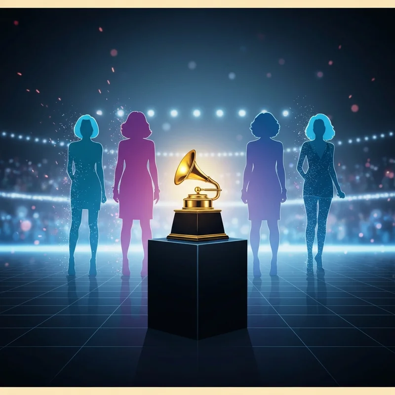 The historic moment showing the Grammy trophy for the song Golden by KPop Demon Hunters, answering the question did golden win a grammy.