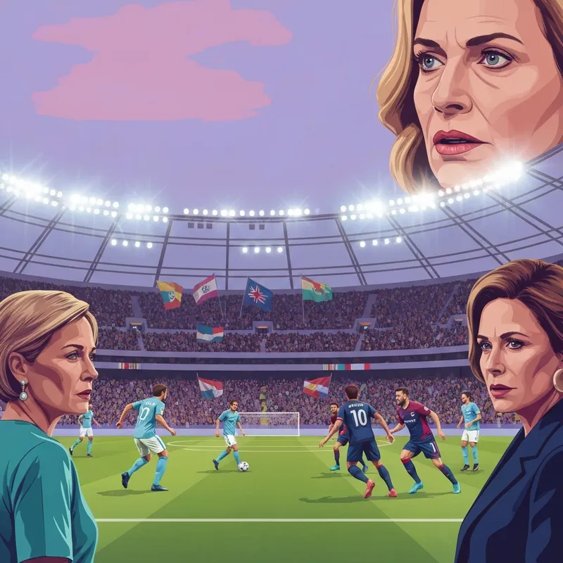 A dramatic wide shot of the Stade de la Meinau during a strasbourg vs psg match under stadium lights with fans cheering.