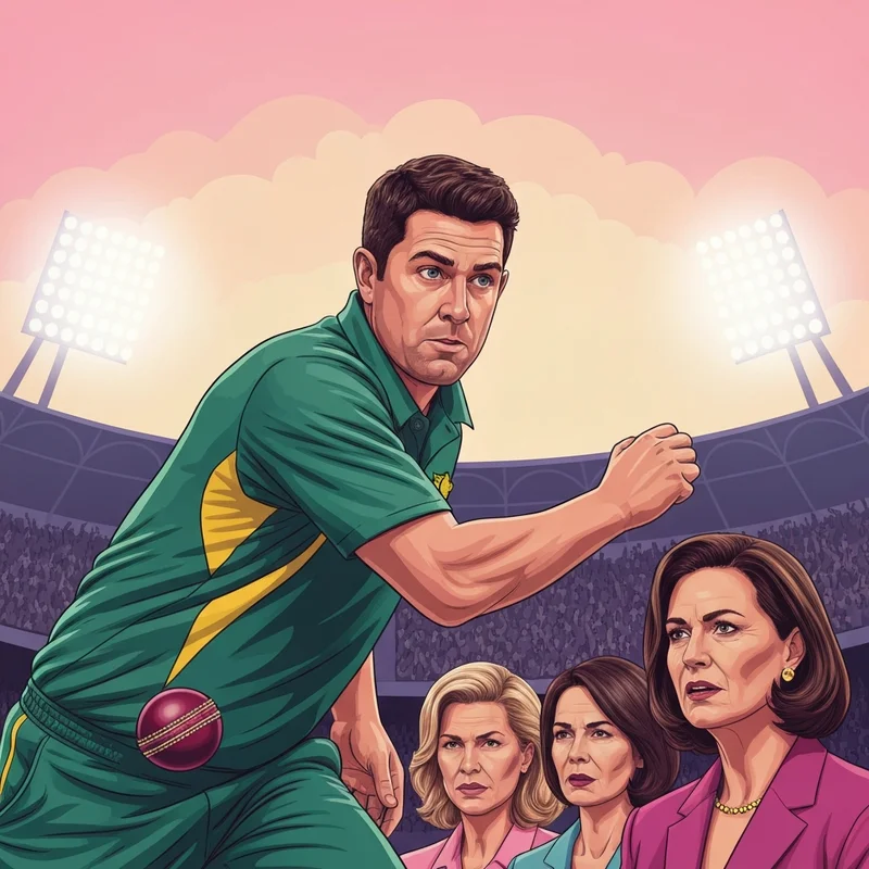 Mohammad Nawaz bowling a match-winning spell for the Pakistan cricket team