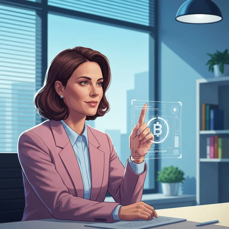 A futuristic digital interface showing a glowing social network graph and a placeholder for a bluesky social stock ticker, representing the future of decentralized finance.