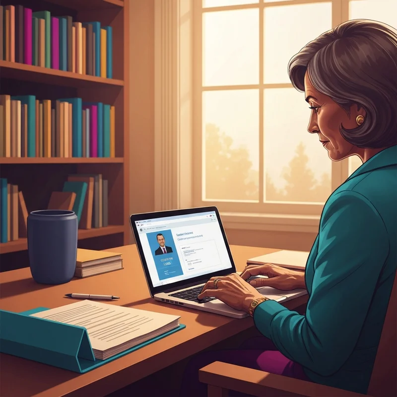 A secure digital portal interface showing social security administration identity requirement changes and a Login.gov setup screen.