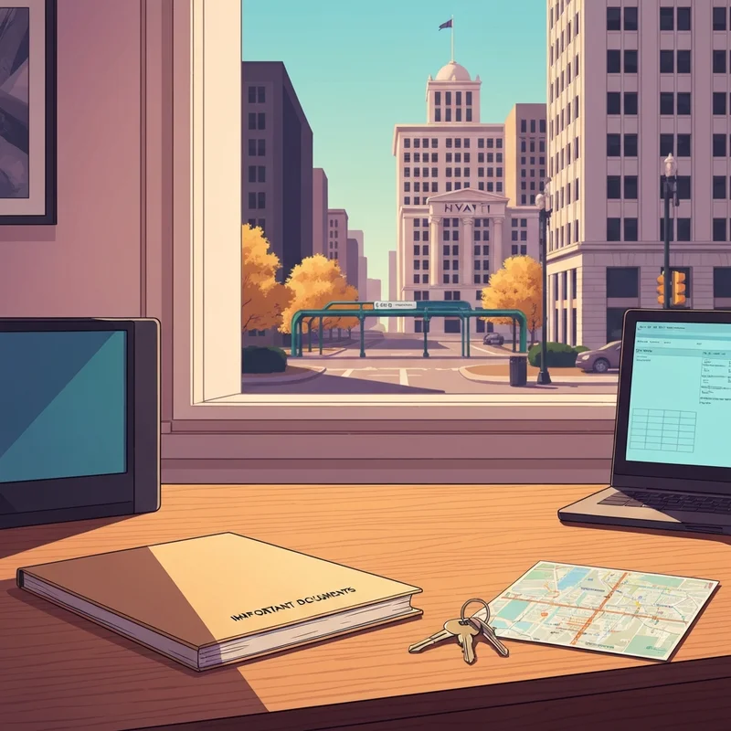 Detailed map and exterior of the social security office buffalo ny on Main Street with organized paperwork.