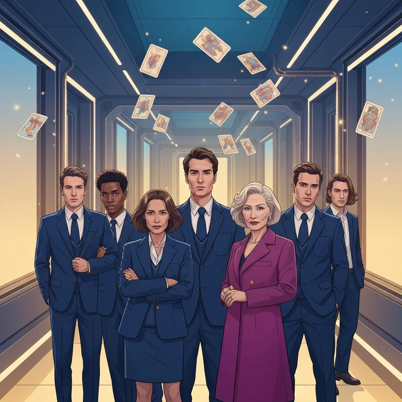 A group of high school students standing together in a stylized blue-tinted hallway, representing the persona 3 reload social links and bonds.