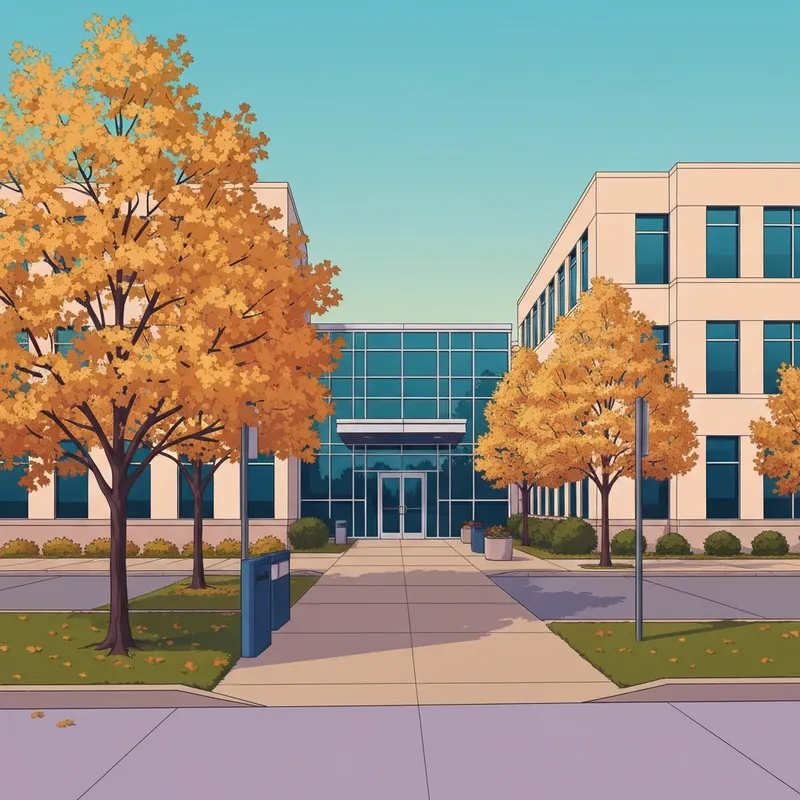 The Social Security in Madison Wisconsin office location on Odana Rd with local landmarks.
