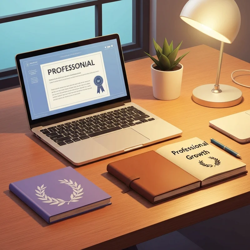 A professional desk setting with a Kentucky Board of Social Work handbook, a stethoscope representing care, and a digital tablet showing a license certificate.