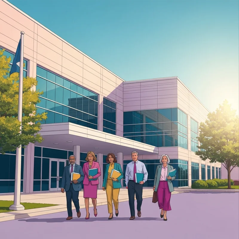 The entrance of the Middlesex County Board of Social Services New Brunswick NJ 08901 building at 181 How Lane with a supportive atmosphere.