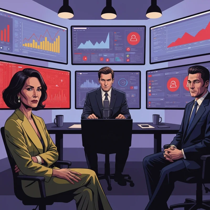 A professional digital content creator in a high-tech studio environment illustrating how much does benny johnson make from social media.