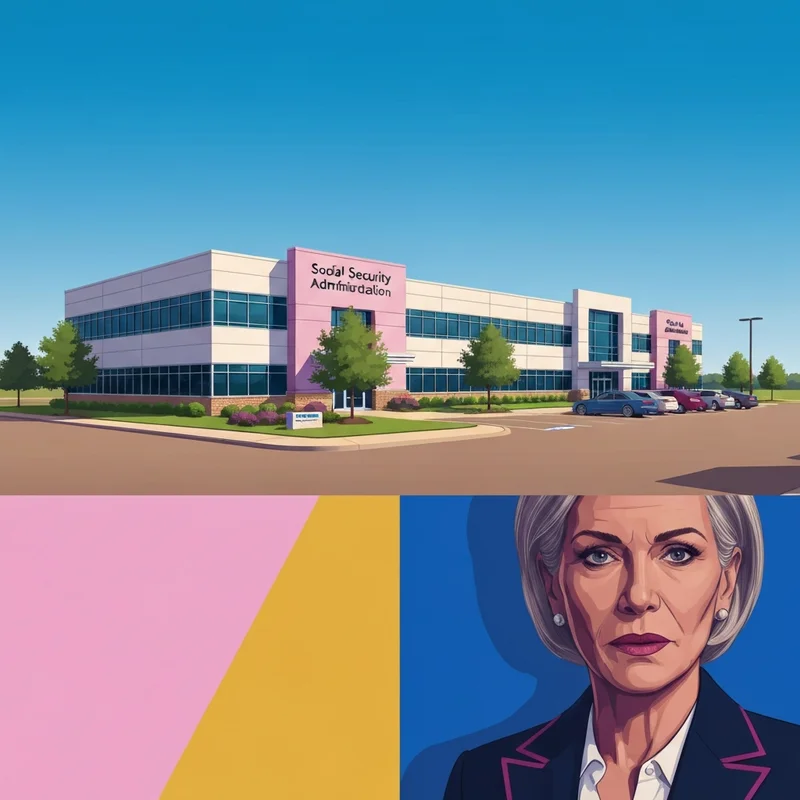 The exterior of a modern professional office building for the social security office denton tx on Colorado Blvd.