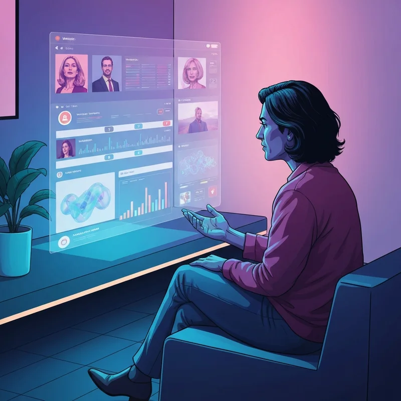 A modern digital workspace with multiple screens showing socially keeda trending news and viral social media updates.