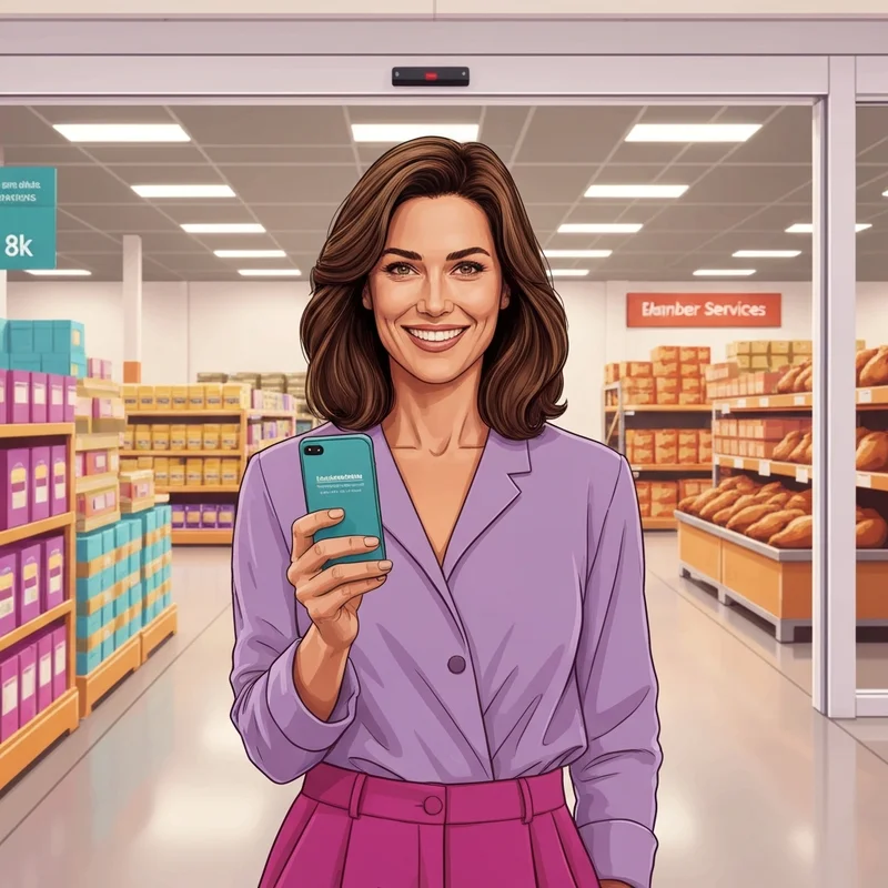 A family shopping at a warehouse club using a stack social costco membership deal to save money on bulk household goods.