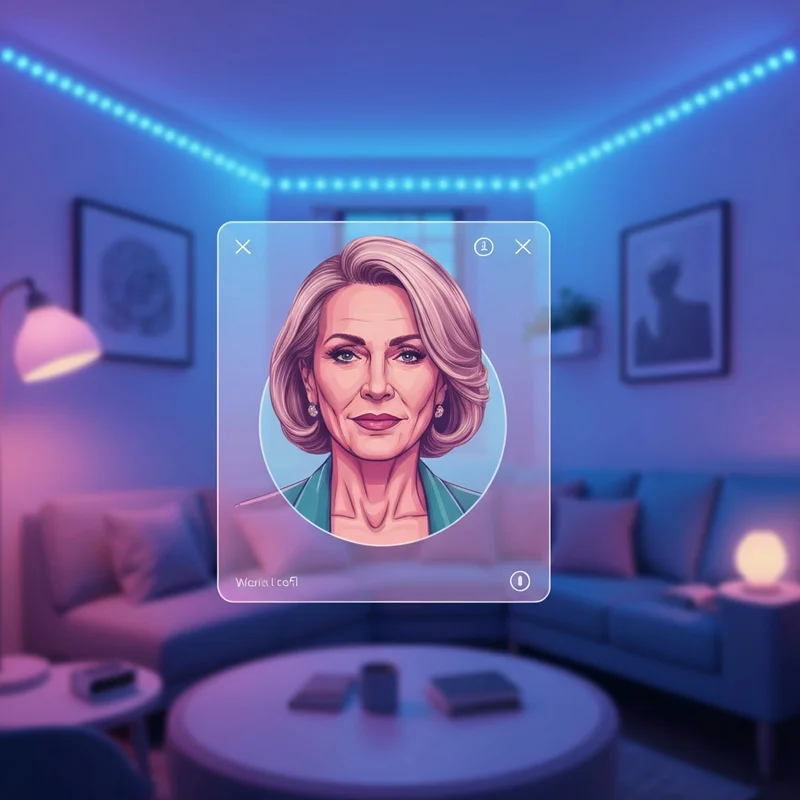 A cinematic, neon-lit digital character interface representing the modern hot chat ai experience for young adults.