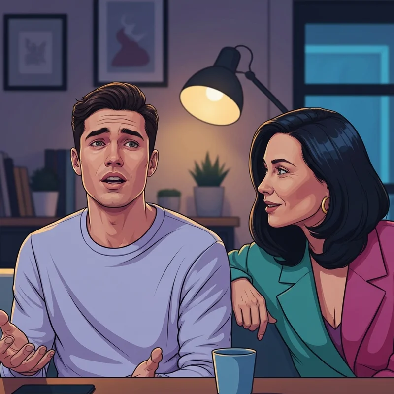 A young couple sitting closely on a sofa, one person listening intently with an empathetic expression, illustrating how to be more emotionally supportive.