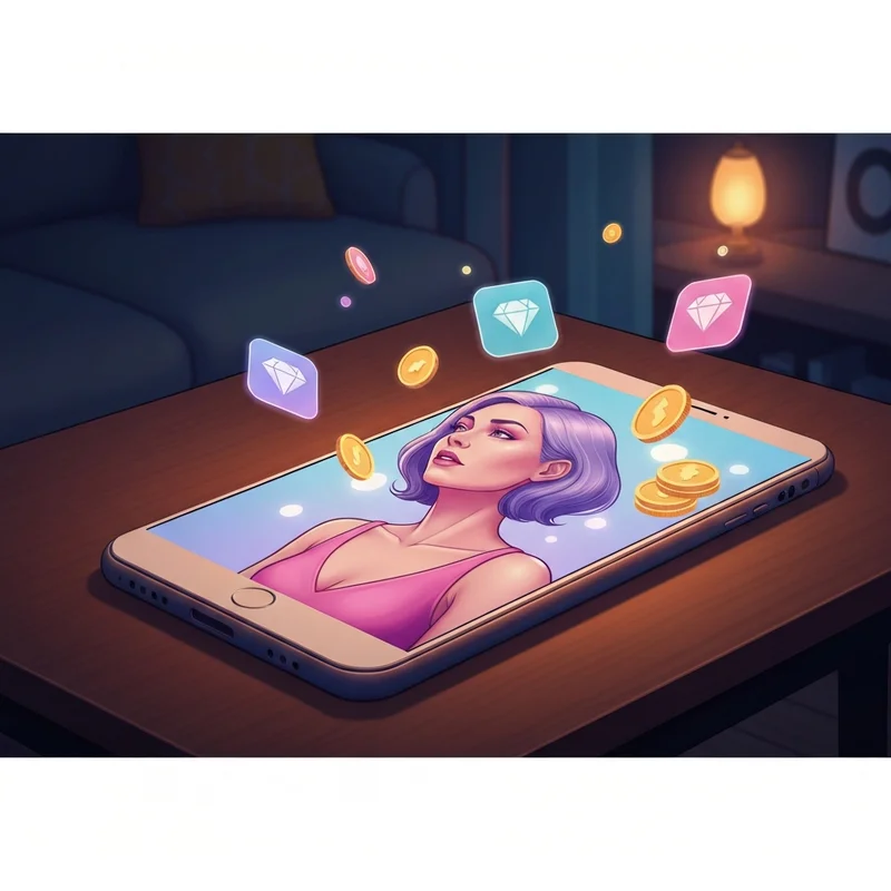 A peaceful digital companion interface showing various pricing options and features related to replika cost.