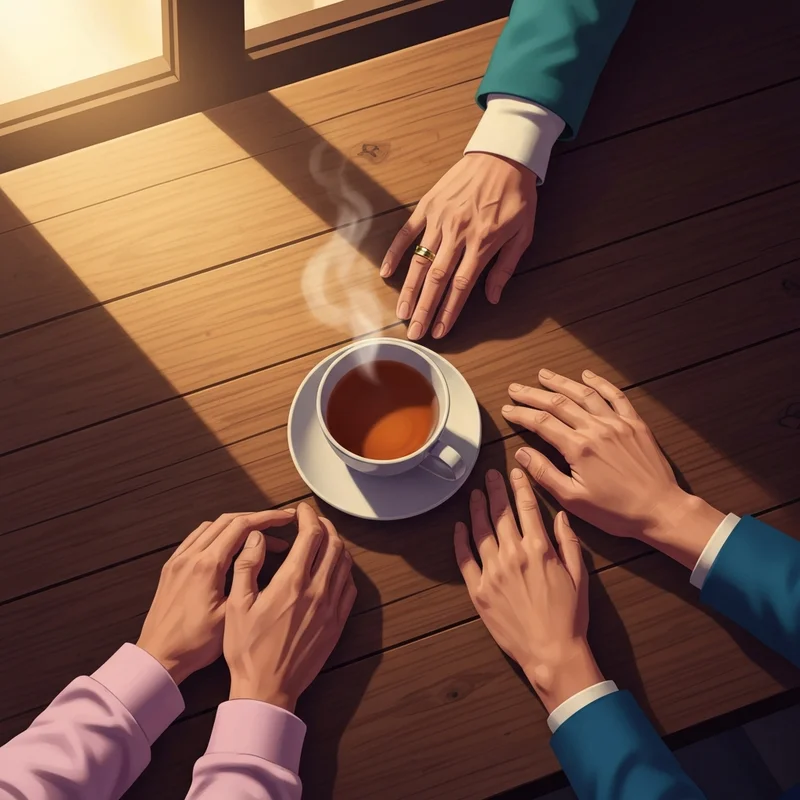 Two people sitting together in a supportive environment, illustrating how to be there for someone emotionally through presence and care.