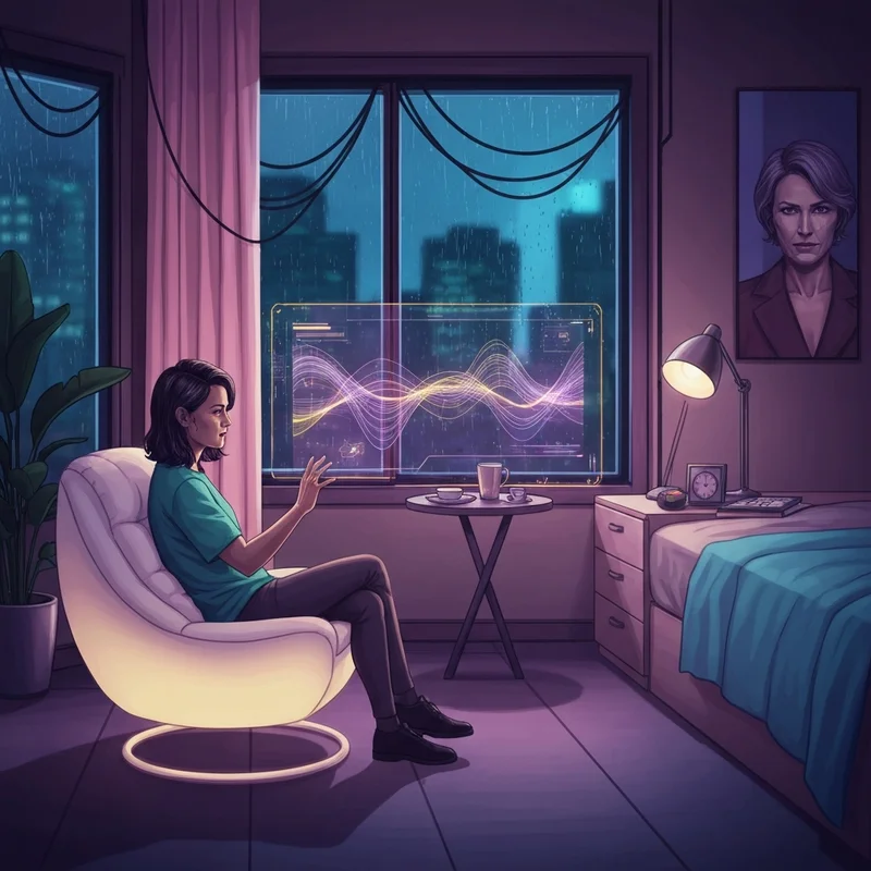 A cinematic, neon-lit digital landscape showing a stylized human silhouette interacting with a glowing holographic AI interface, representing the freedom of free nsfw ai.