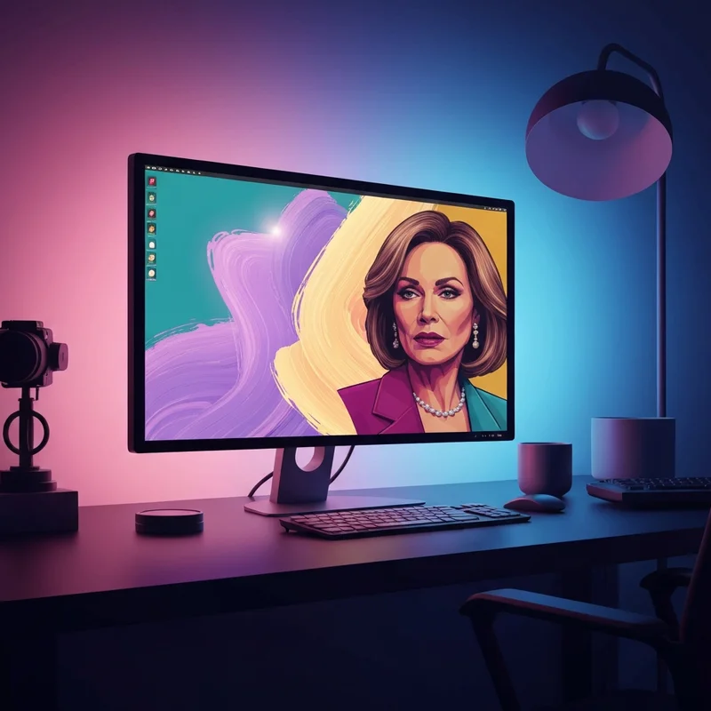 A cinematic visualization of the perchance nsfw ai creative process, featuring a digital canvas and abstract light patterns representing unrestricted imagination.