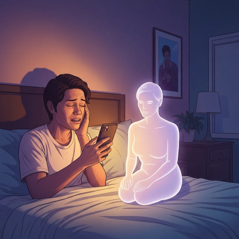 A peaceful and empathetic digital companion manifesting as a warm glow, representing the SoulChat AI experience.