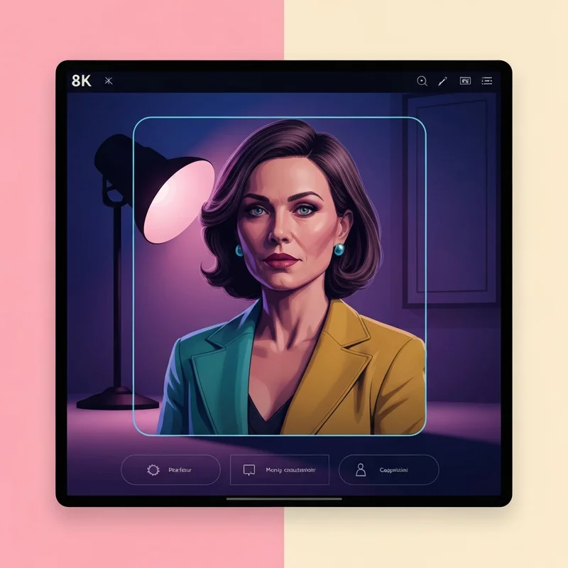 A sophisticated digital interface showing a customizable AI companion avatar with neon accents, representing a sex bot online.