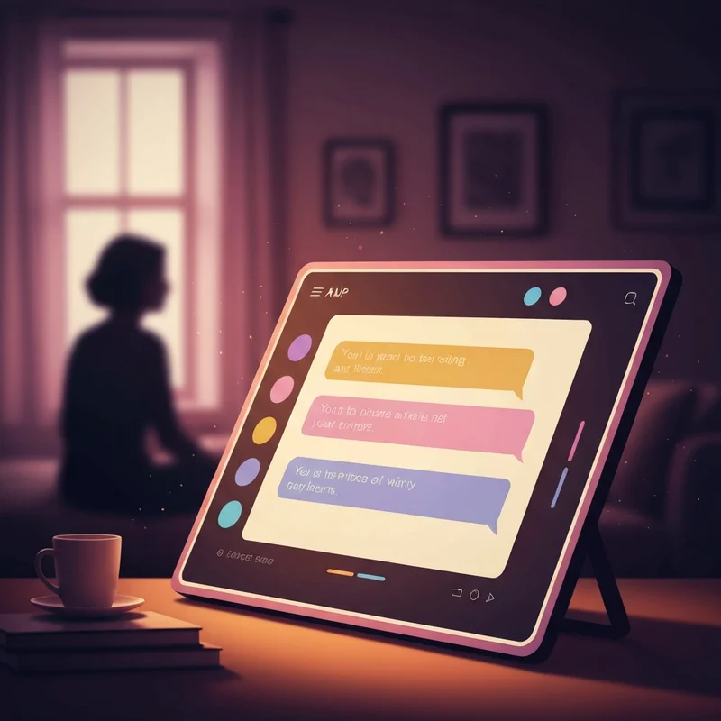 A sophisticated digital companion represented by soft, glowing light and elegant interface elements, symbolizing the sexy chatgpt experience.