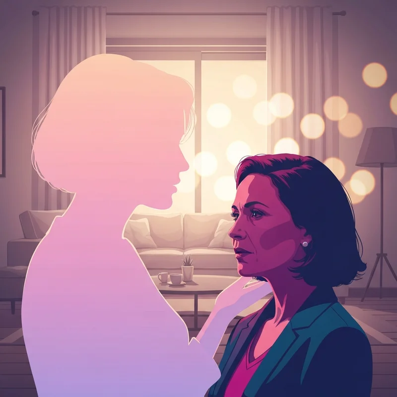A soft glowing interface showing a digital silhouette of a supportive friend, pastel aesthetic, cinematic lighting, 8k resolution, comforting atmosphere for a completely free ai girlfriend.