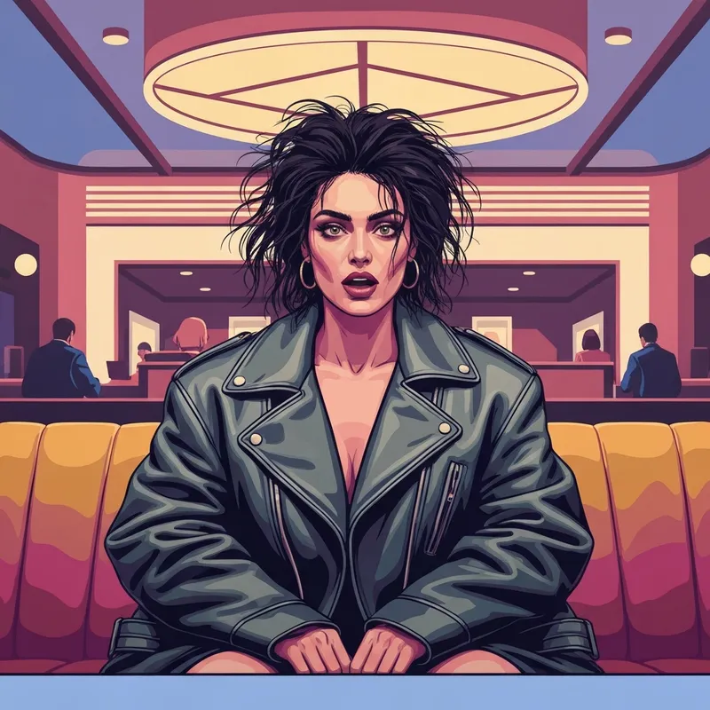 A cinematic portrait of Odessa A'zion reflecting the indie it-girl aesthetic of modern Hollywood.