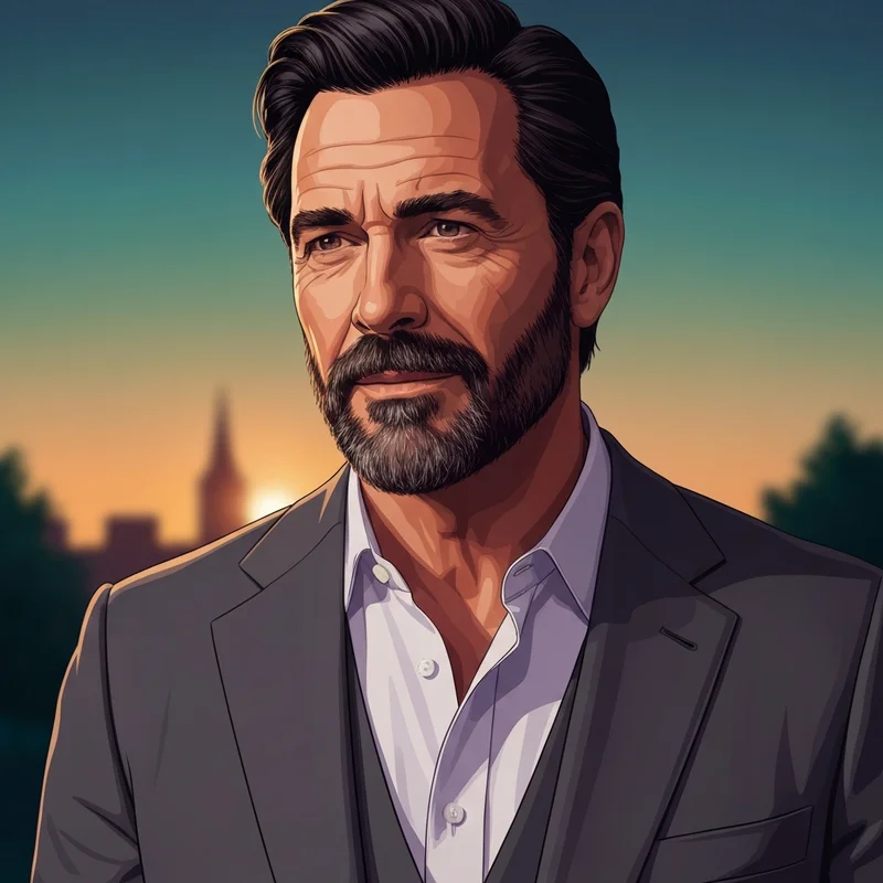 Cinematic portrait of Ben Affleck looking resilient and focused, representing his career and personal resurgence in 2025 and 2026.