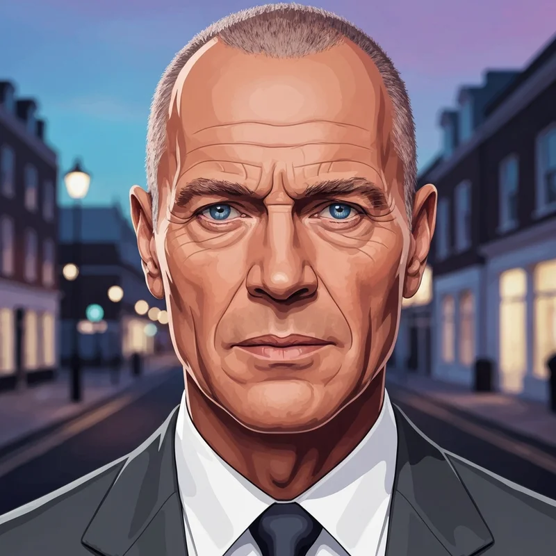 Cinematic portrait of Daniel Craig showcasing his signature intense gaze and modern classic style.