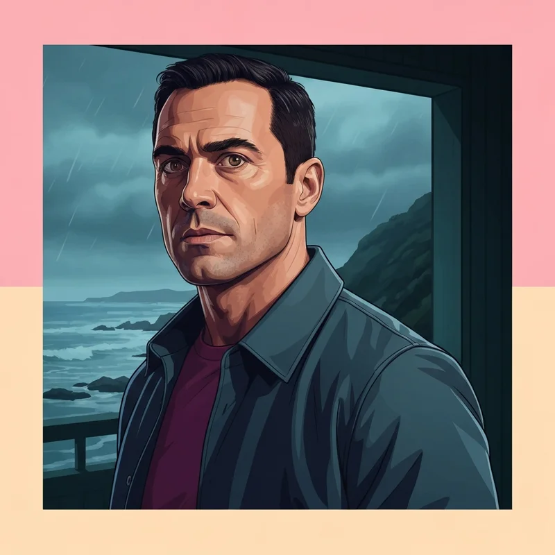 Cinematic portrait of actor Dylan O'Brien in a psychological thriller setting, reflecting his 2025 career era.