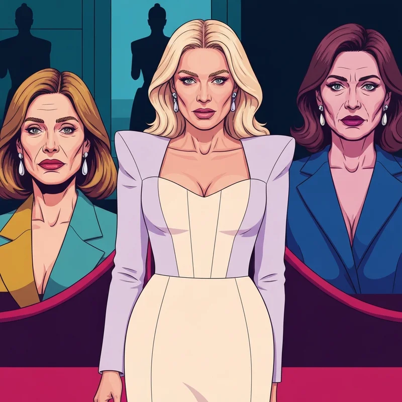 Michelle Randolph on a cinematic film set, representing her rise in Landman and Scream 7.